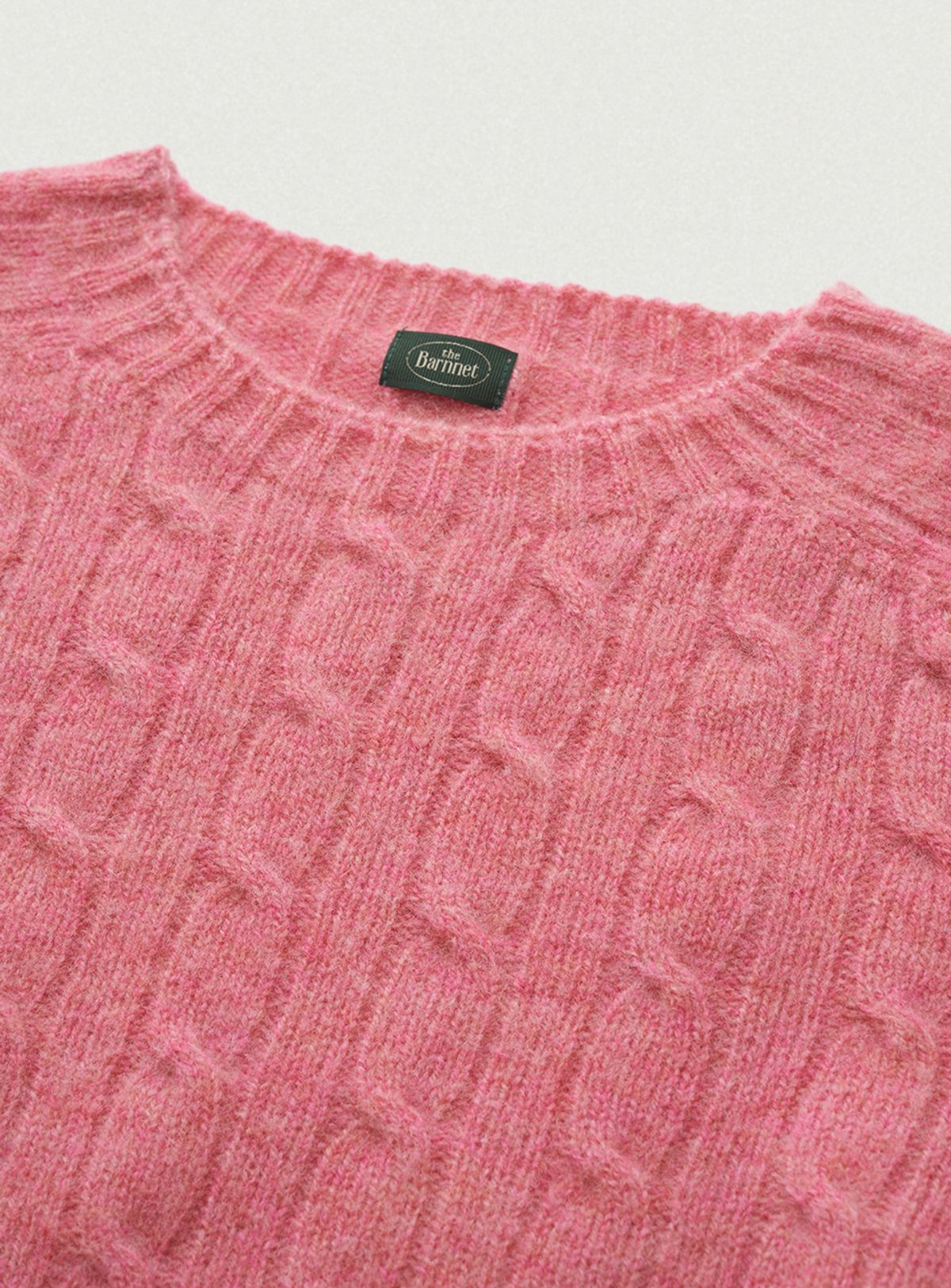 더바넷(THEBARNNET) Shaggy Dog Knit Sweater_Pink