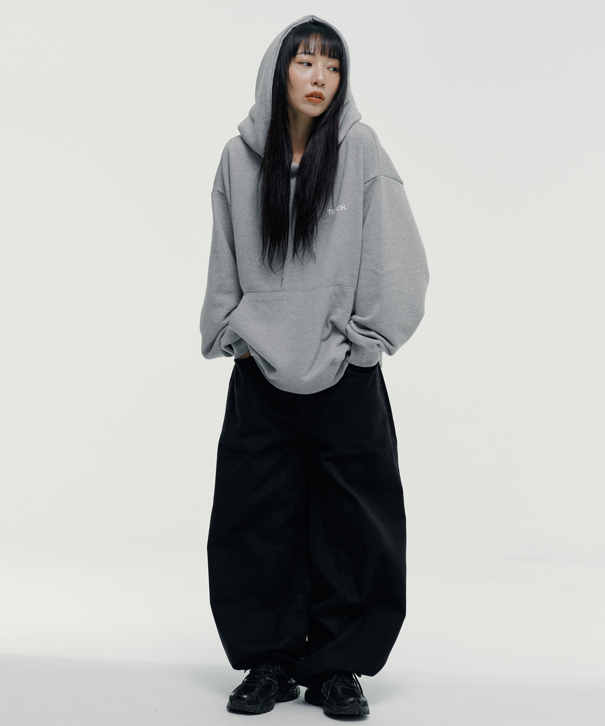 토치(TORCH) TORCH 0.3.1 Logo HOODIE ［MELANGE GREY］