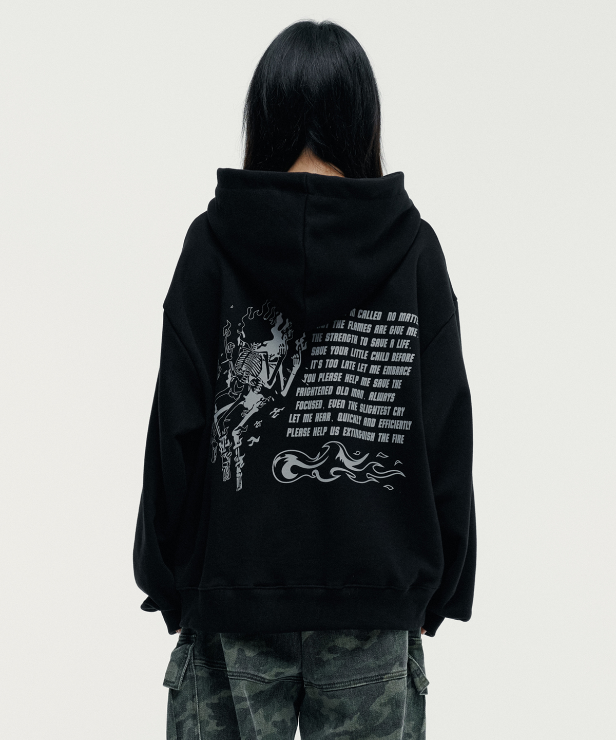 토치(TORCH) TORCH PRAY HOODIE ［BLACK］