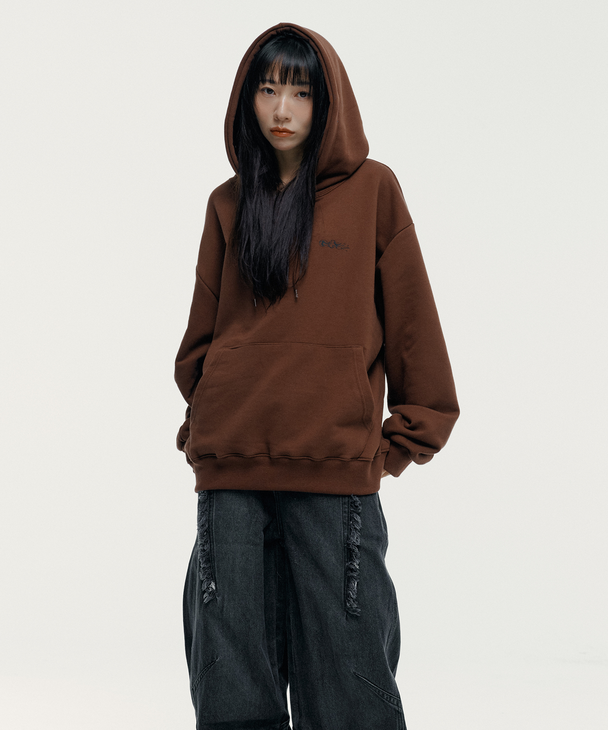 토치(TORCH) TORCH BEGINS HOODIE ［DARK BROWN］