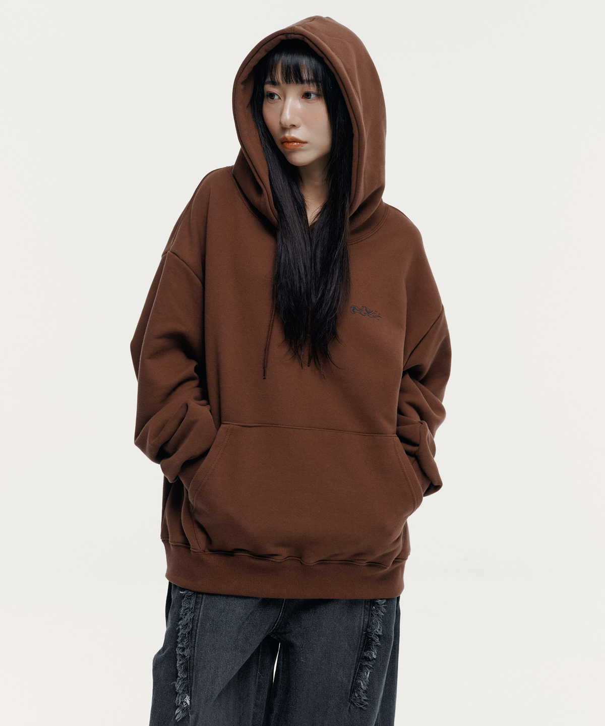 토치(TORCH) TORCH BEGINS HOODIE ［DARK BROWN］