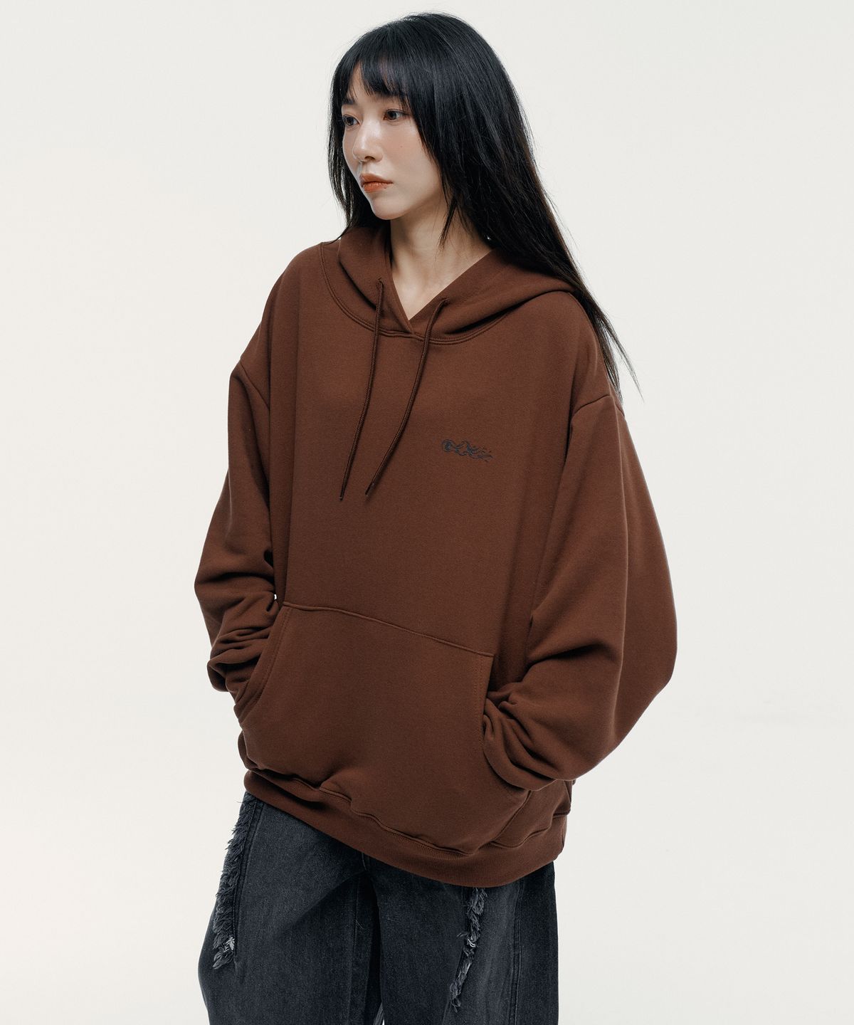 토치(TORCH) TORCH BEGINS HOODIE ［DARK BROWN］