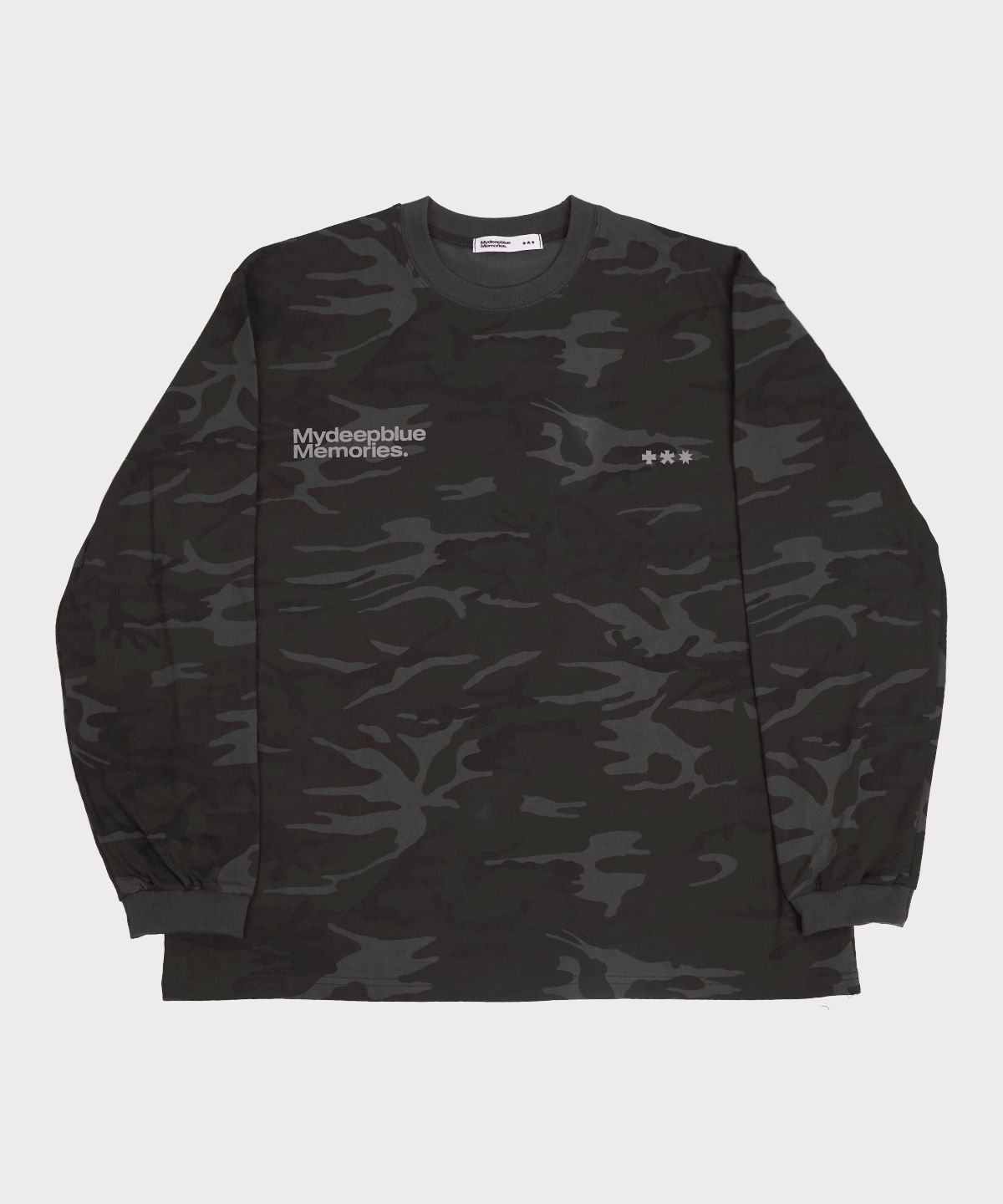 마이딥블루메모리즈(MY DEEP BLUE MEMORIES) MM SYMBOL LOGO CAMO LONG SLEEVE #2