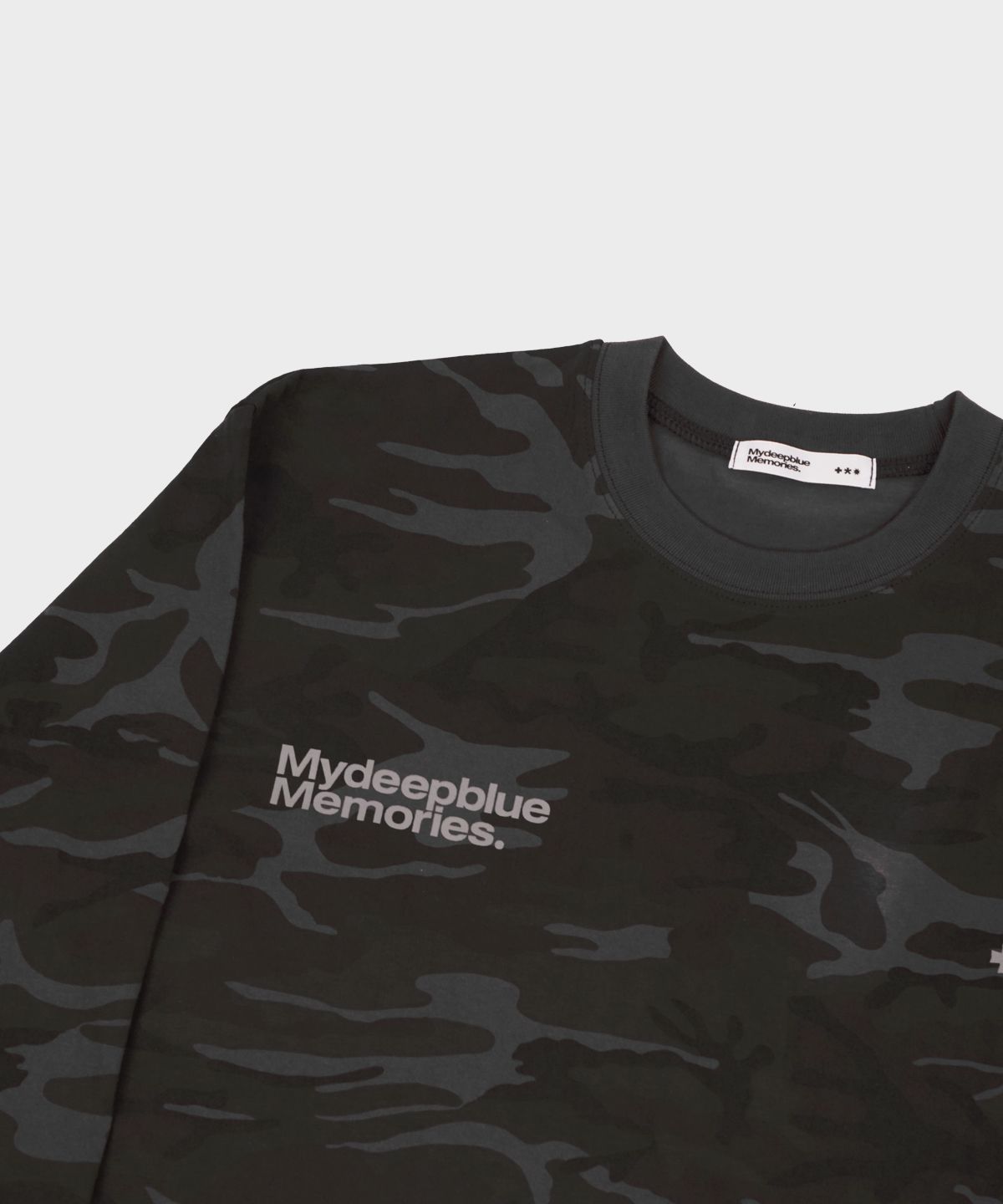 마이딥블루메모리즈(MY DEEP BLUE MEMORIES) MM SYMBOL LOGO CAMO LONG SLEEVE #2