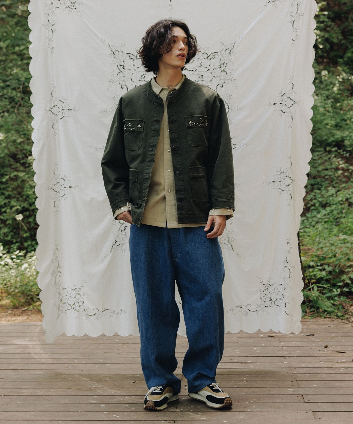 프리터(FRITUR) Stud Quilted Tweed Jacket 2Color_F253JK04