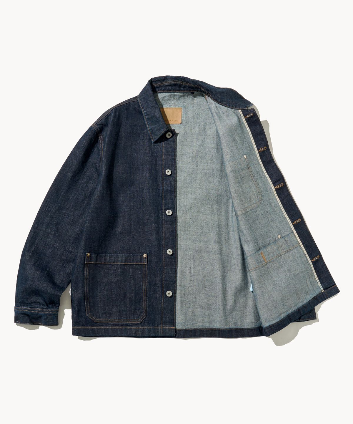 덴메이드(DENMADE) Selvedge Work Jacket (Deep Indigo)