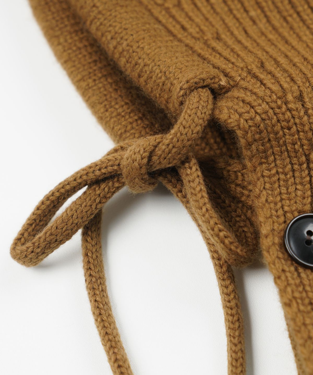 프리즘웍스(FRIZMWORKS) MERINO WOOL KNIT BALACLAVA _ CARAMEL
