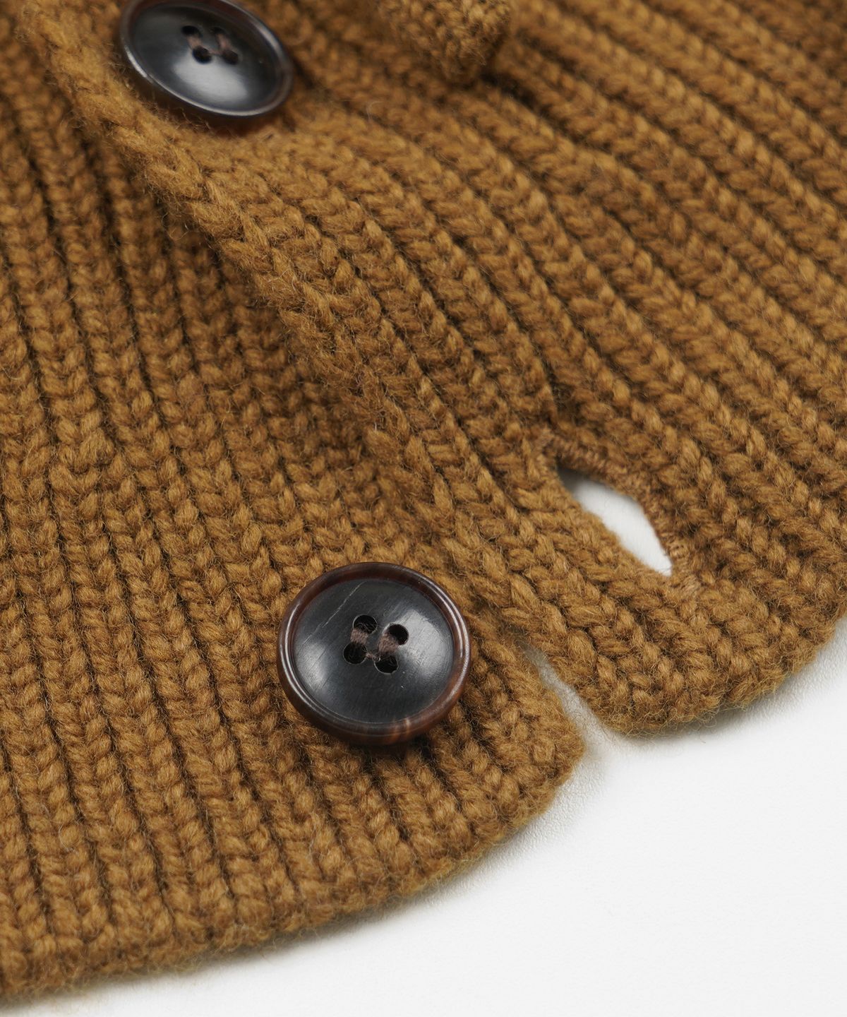 프리즘웍스(FRIZMWORKS) MERINO WOOL KNIT BALACLAVA _ CARAMEL