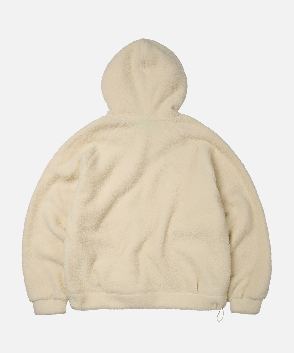 프리즘웍스(FRIZMWORKS) GRIZZLY FLEECE PULLOVER HOODY _ CREAM