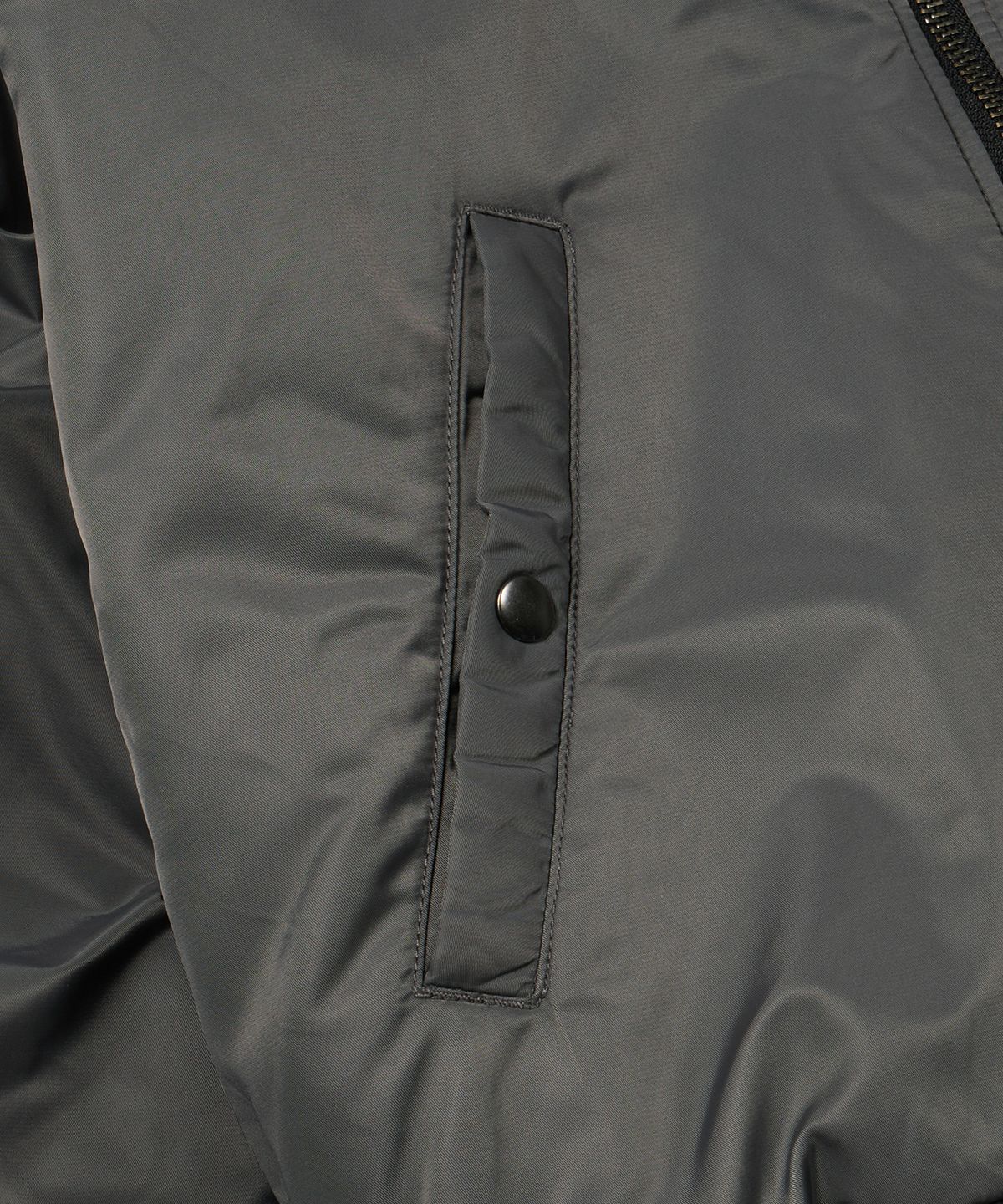 프리즘웍스(FRIZMWORKS) ACTIVE MA-1 HOODED PARKA _ GUN METAL