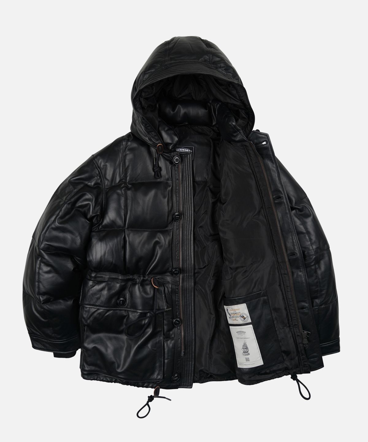 프리즘웍스(FRIZMWORKS) LAMBSKIN KARAKORAM GOOSE DOWN PARKA _ BLACK