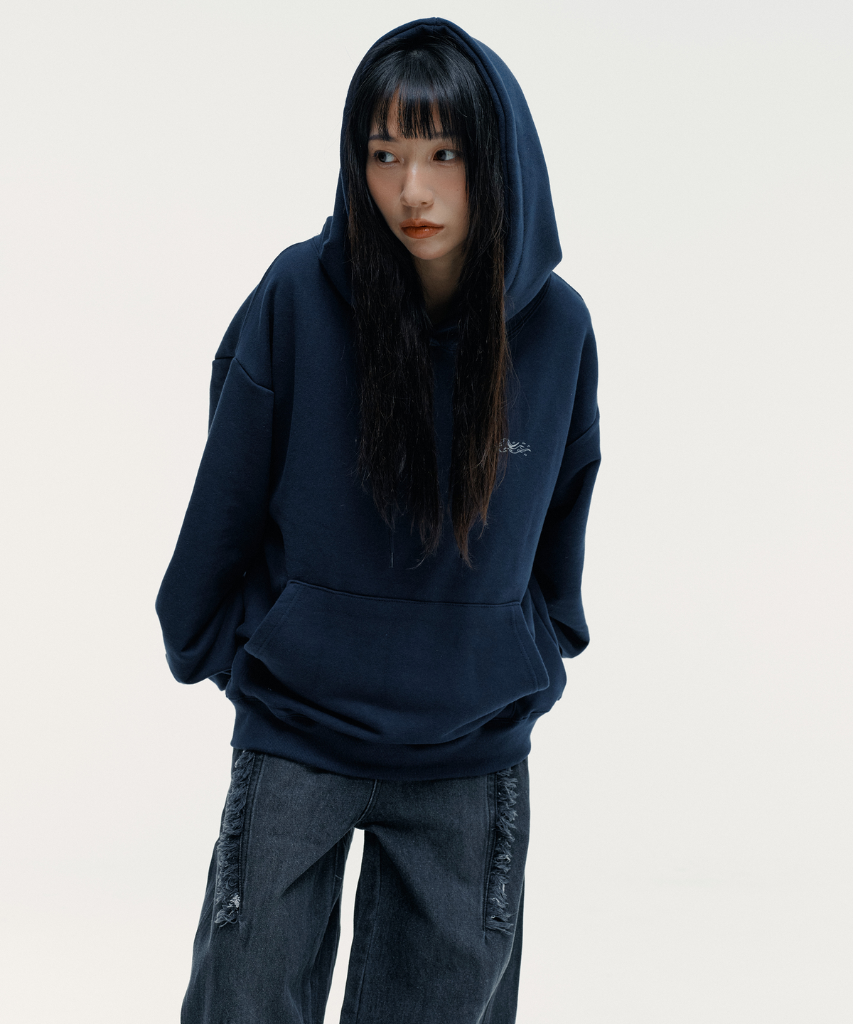 토치(TORCH) TORCH BEGINS HOODIE ［NAVY］