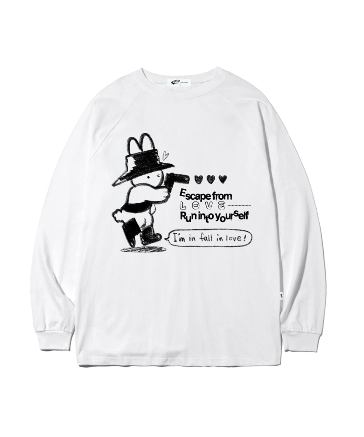 이스케이프프롬(ESCAPEFROM) 래빗슈터 프린트 롱슬리브 [2color]
