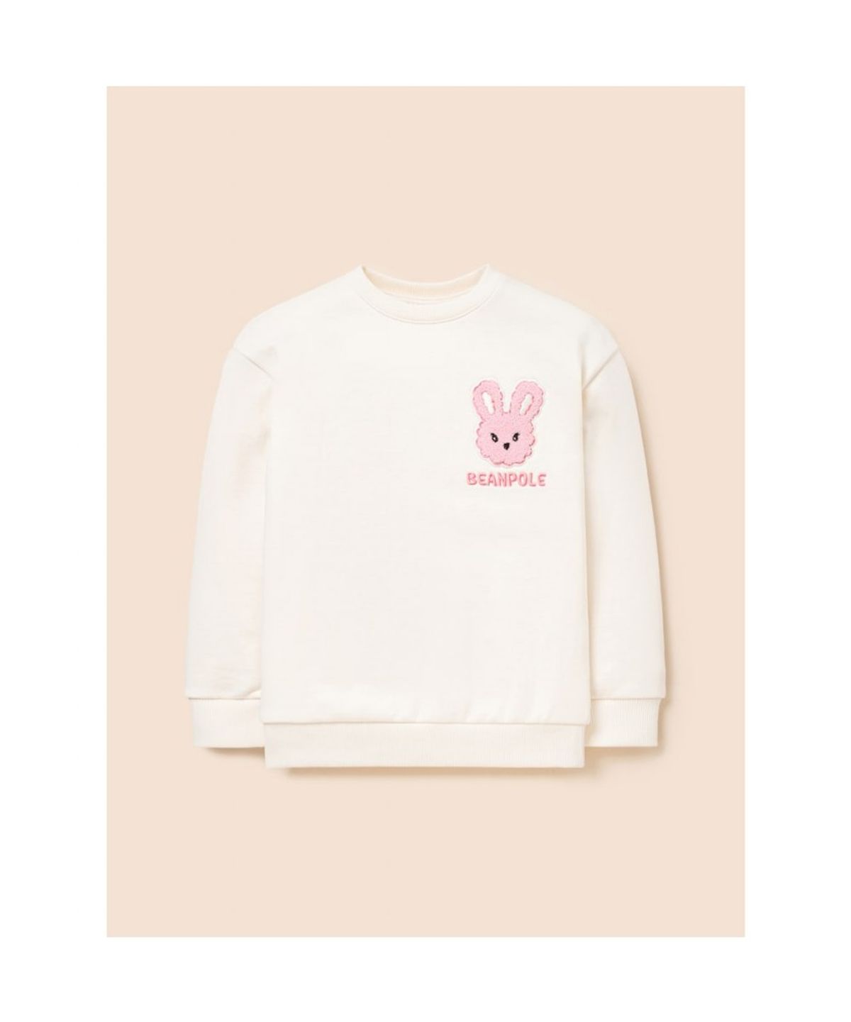 빈폴 키즈(BEANPOLE KIDS) 부클자수 토끼 빙키 스웨트 셔츠  아이보리 (BI5X41U030)