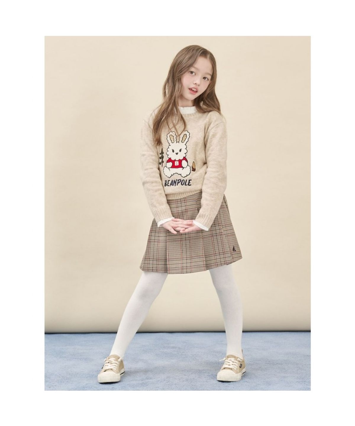 빈폴 키즈(BEANPOLE KIDS) 토끼 빙키 풀오버 니트  베이지 (BI5X51U01A)