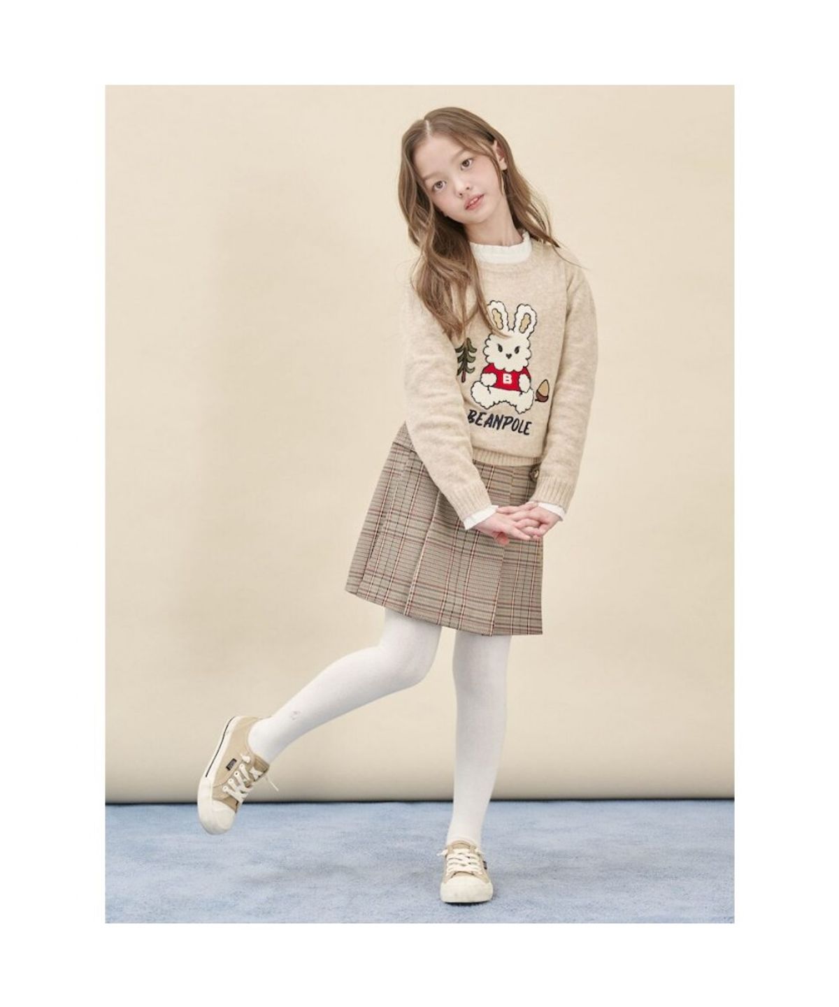 빈폴 키즈(BEANPOLE KIDS) 토끼 빙키 풀오버 니트  베이지 (BI5X51U01A)