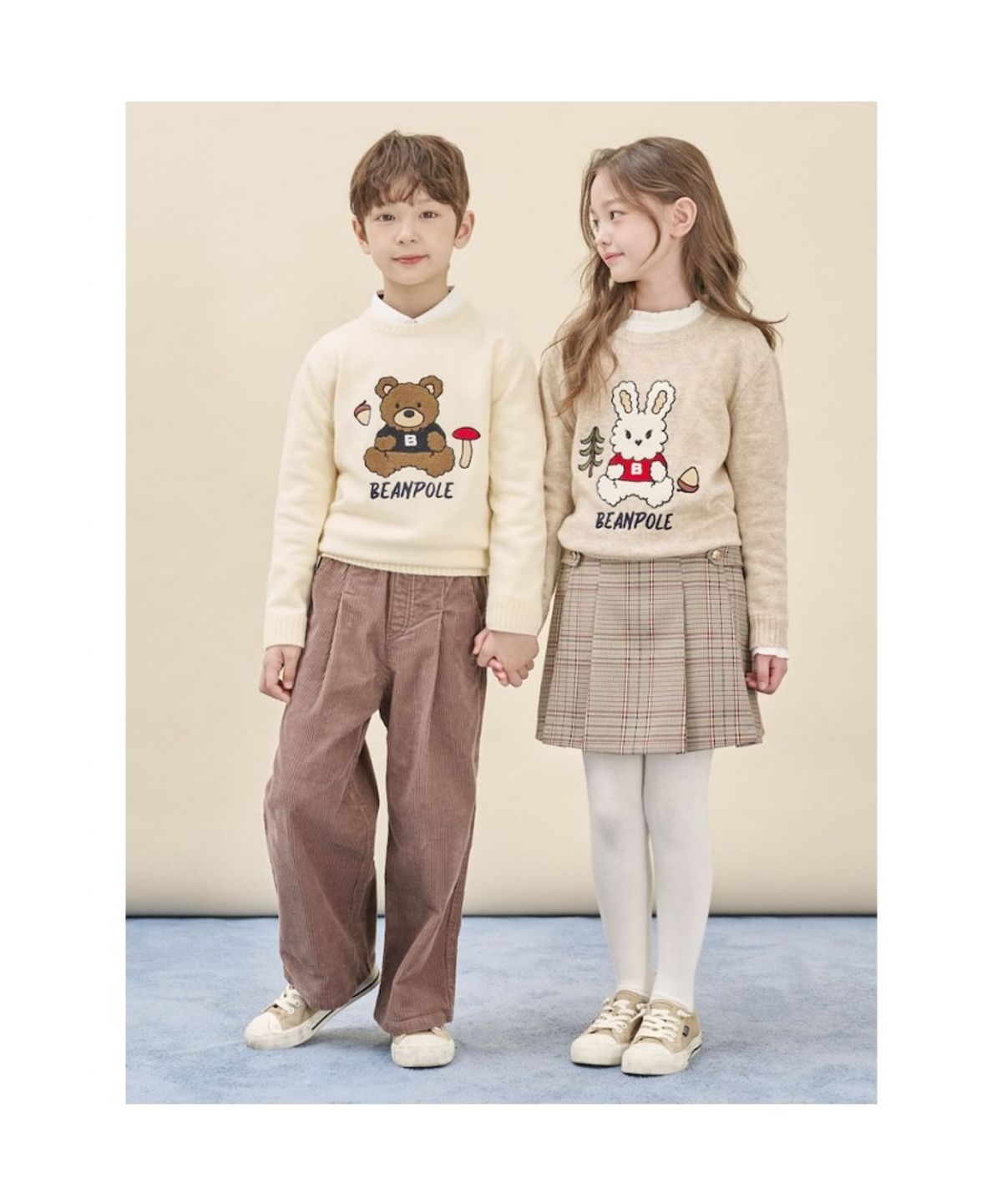 빈폴 키즈(BEANPOLE KIDS) 토끼 빙키 풀오버 니트  베이지 (BI5X51U01A)