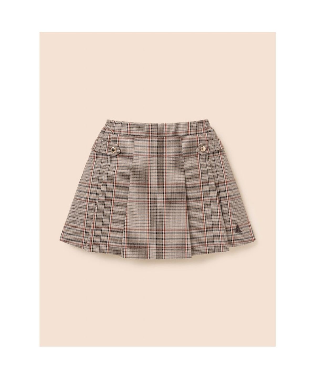 빈폴 키즈(BEANPOLE KIDS) 겨울 모직 스커트팬츠  브라운 (BI5X27G03D)