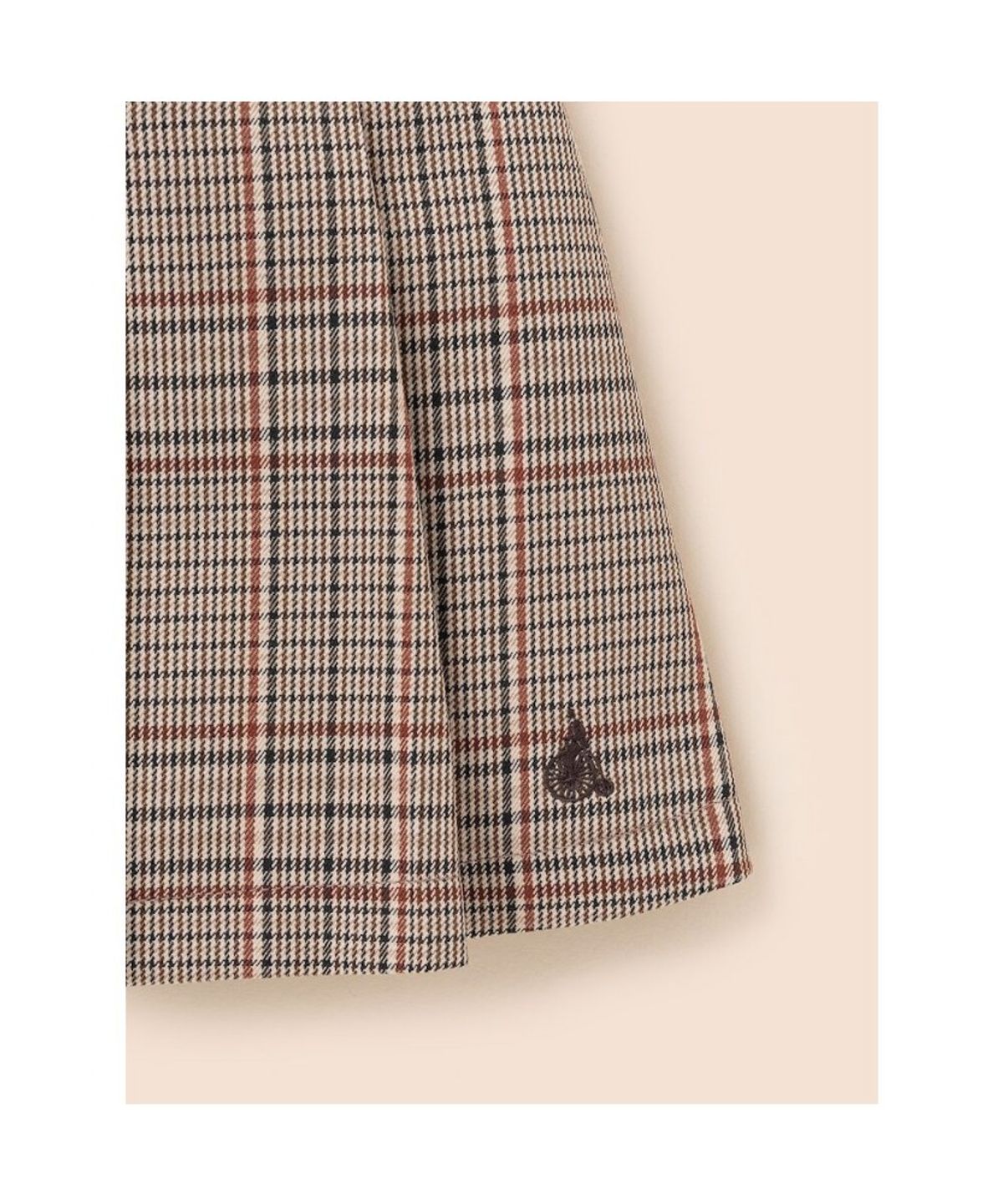 빈폴 키즈(BEANPOLE KIDS) 겨울 모직 스커트팬츠  브라운 (BI5X27G03D)