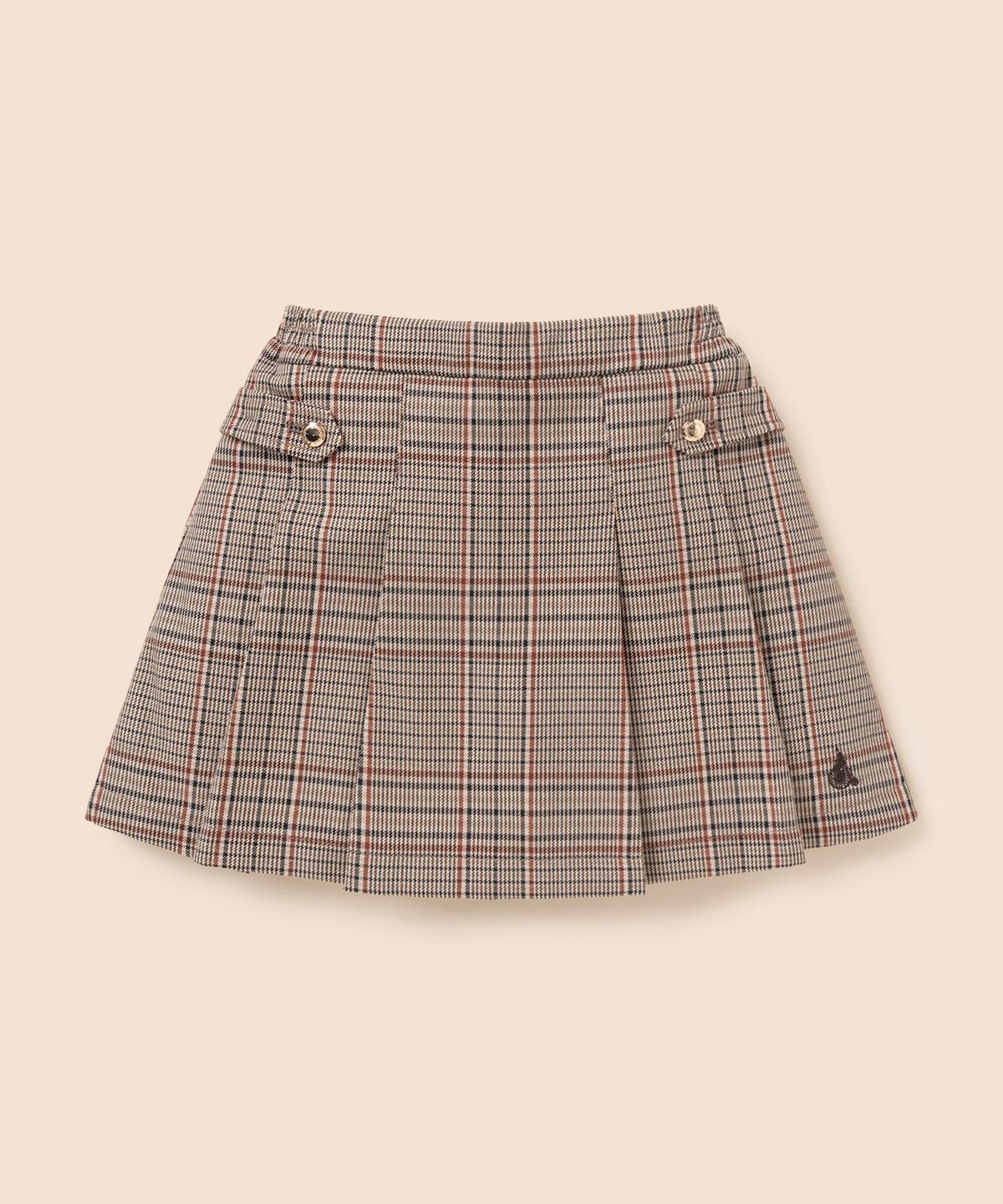 빈폴 키즈(BEANPOLE KIDS) 겨울 모직 스커트팬츠  브라운 (BI5X27G03D)