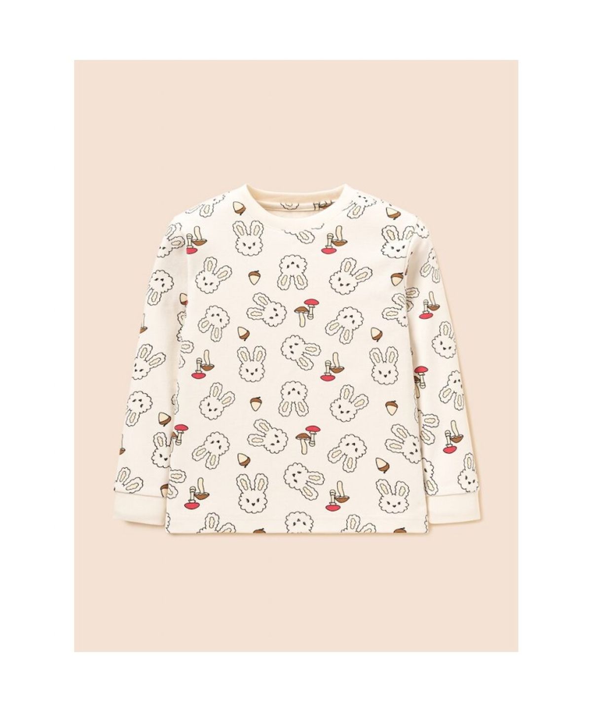 빈폴 키즈(BEANPOLE KIDS) 토끼 빙키 실내복 2PCS 상하 세트  아이보리 (BI5X41U070)