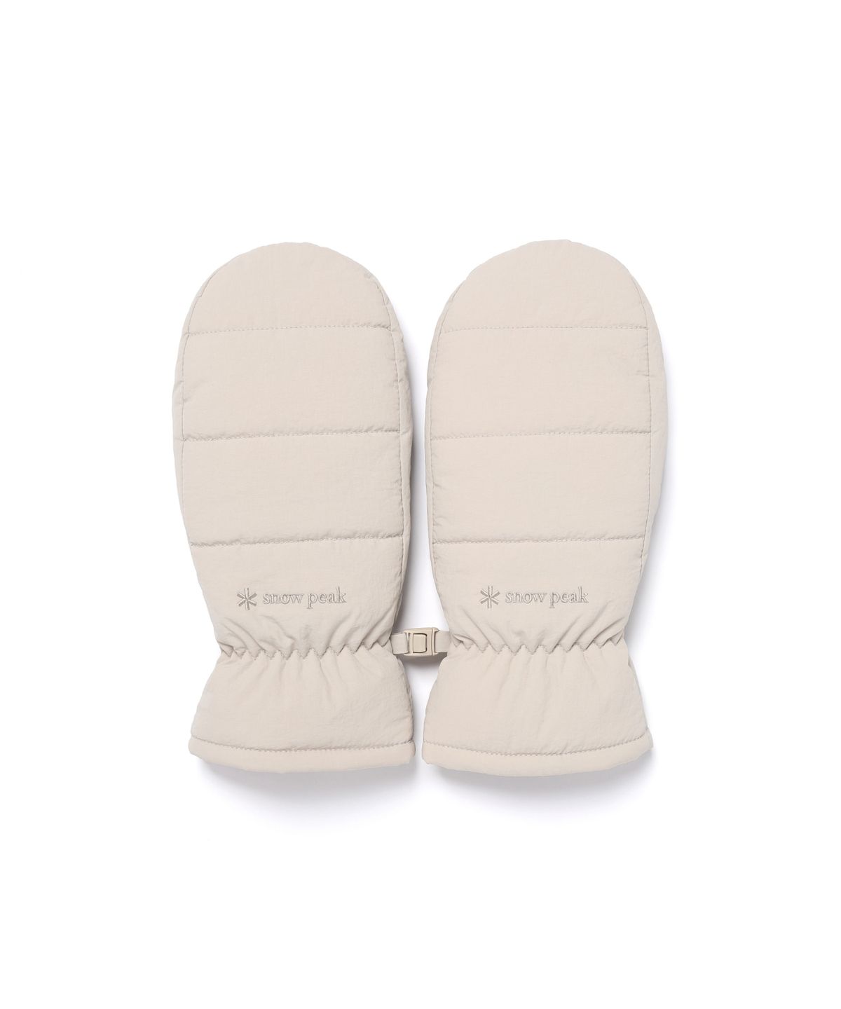 스노우피크 어패럴(SNOWPEAK APPAREL) 랜드 경량 프리마로프트 패딩 장갑 (S25WUTGL63) Light Beige