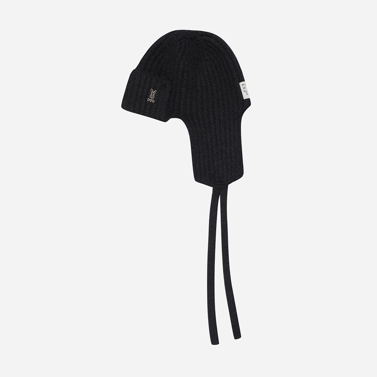 디오디(DOD) 코지 울 이어 플랩 비니(BLACK)