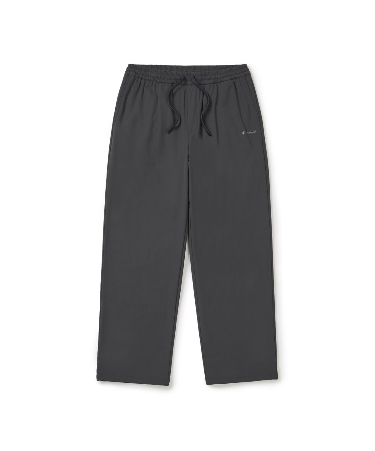 스노우피크 어패럴(SNOWPEAK APPAREL) 라고 기모 세미 와이드 팬츠 (S25WUTPT22) Charcoal Gray