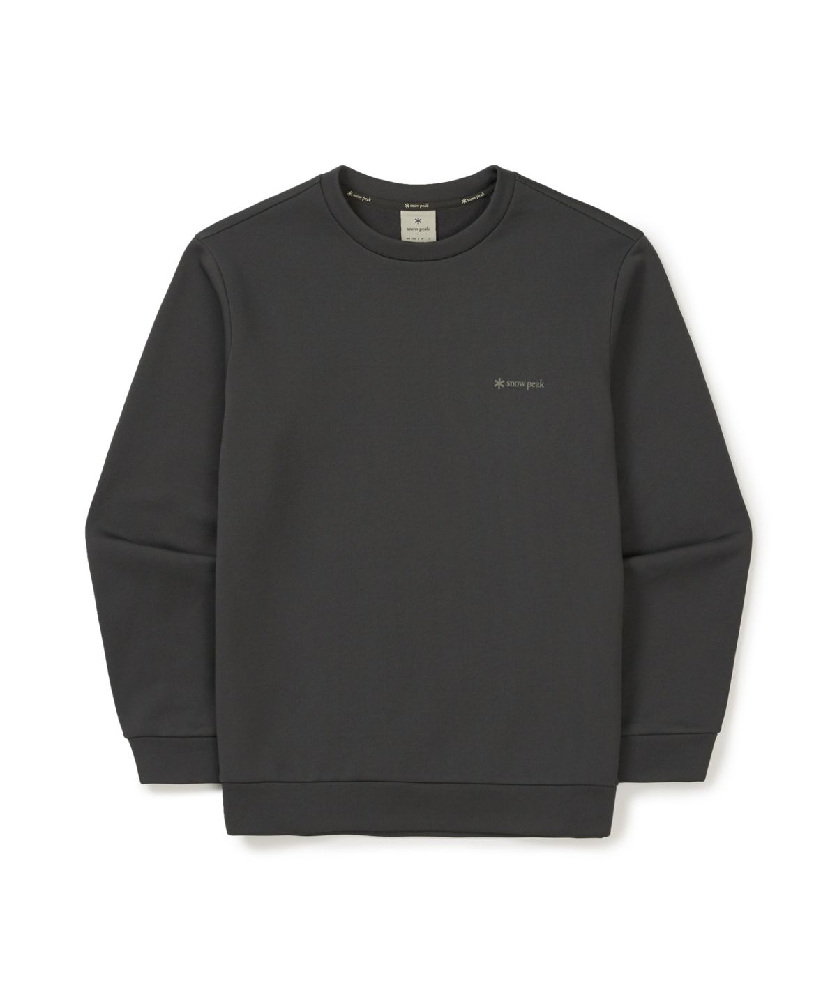 스노우피크 어패럴(SNOWPEAK APPAREL) 써밋그리드 맨투맨 (S25WMTHT30) Charcoal Gray