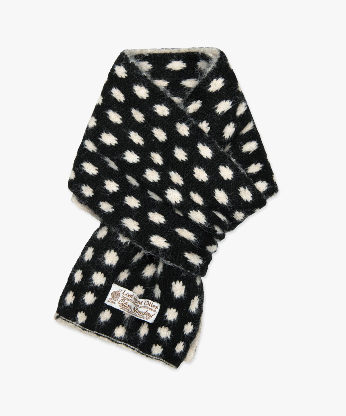 엘엠씨(LMC) DOT KNIT MUFFLER black
