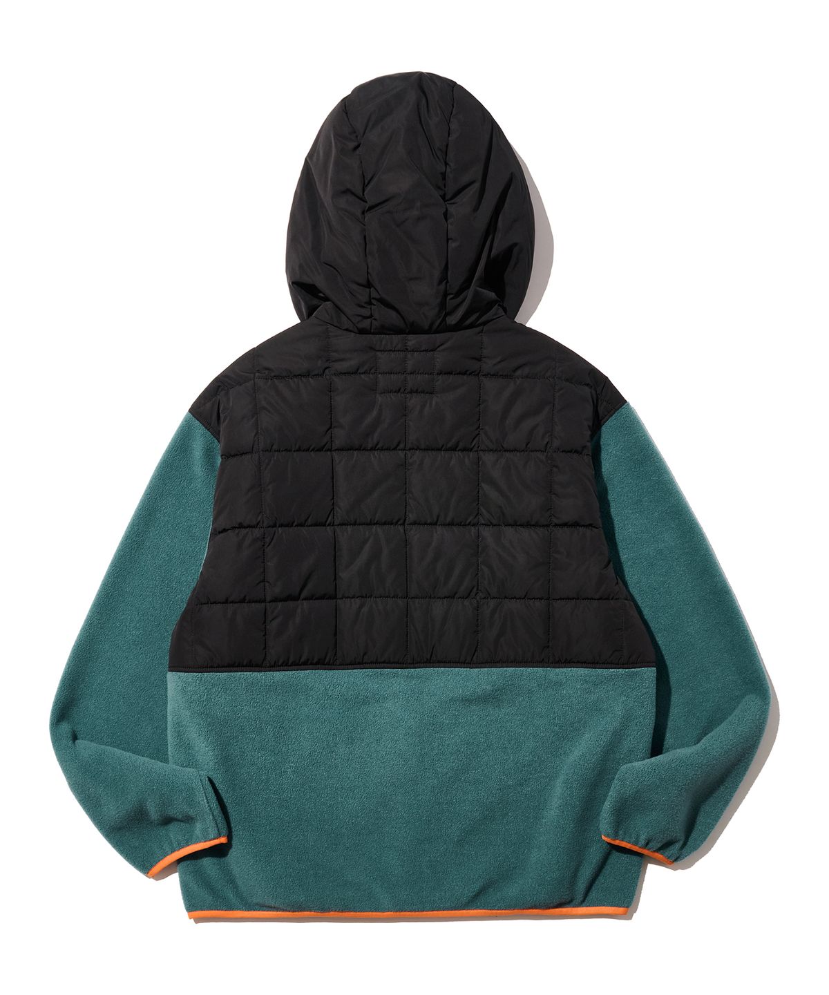 논타입(NONTYPE) QUILTED FLEECE BOMBER (PEACOCK GREEN)