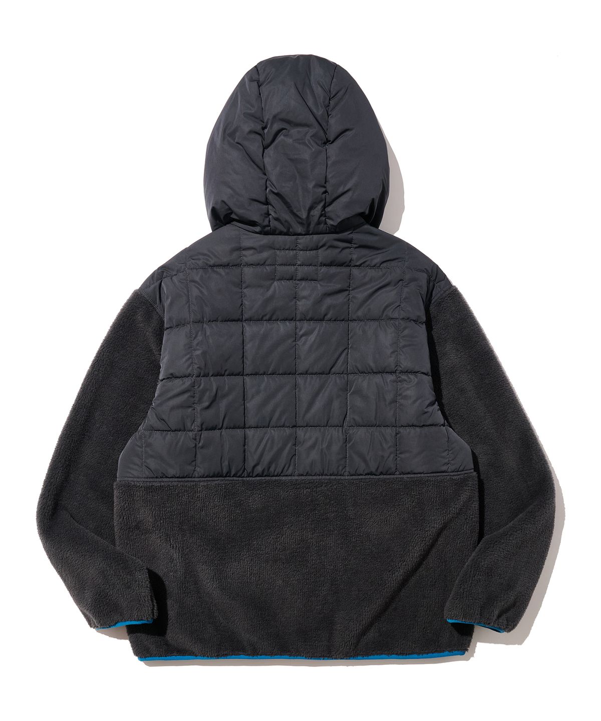 논타입(NONTYPE) QUILTED FLEECE BOMBER (BLACK)