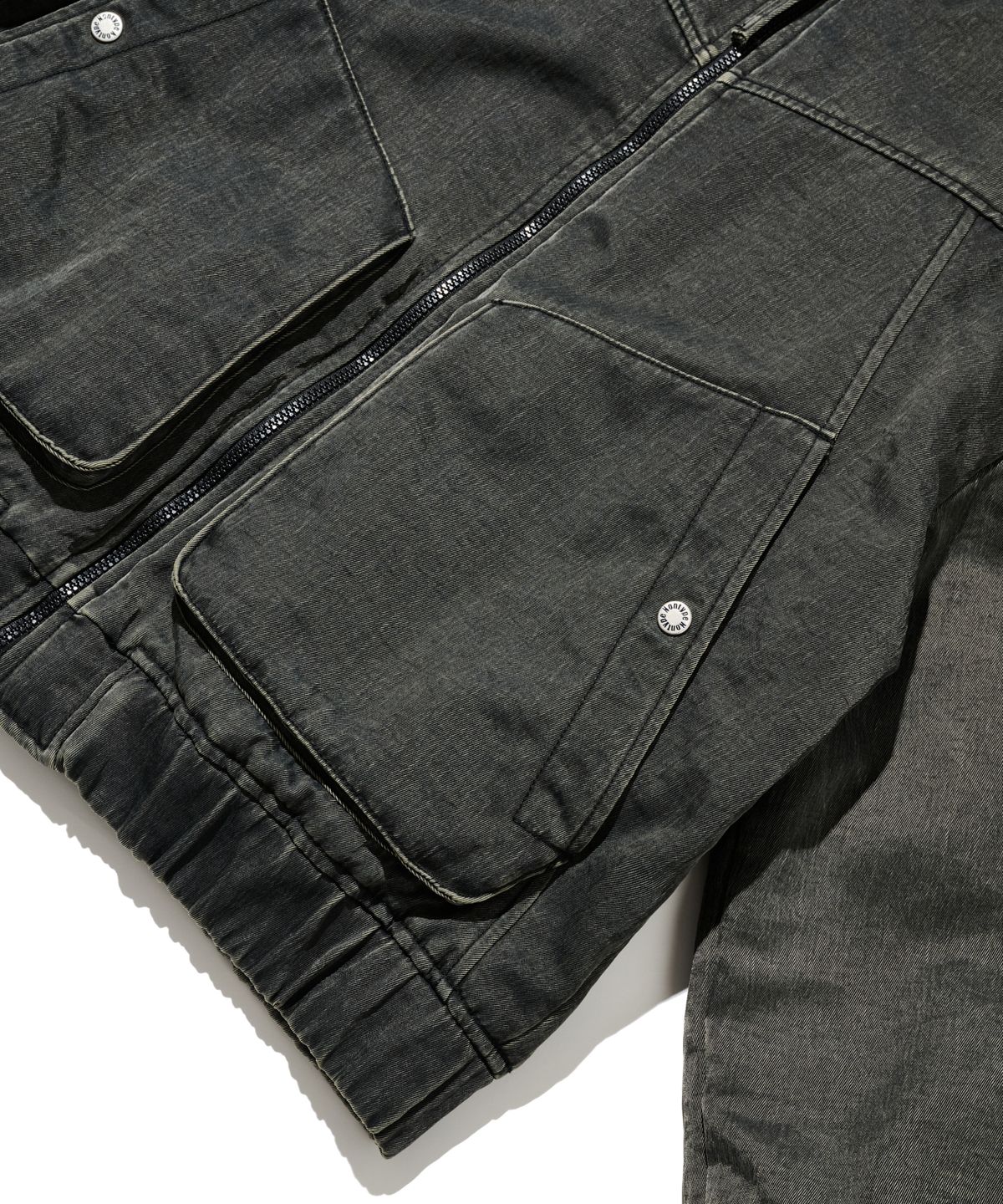 논타입(NONTYPE) SECTOR WASHED MA-1 BOMBER (CHARCOAL)