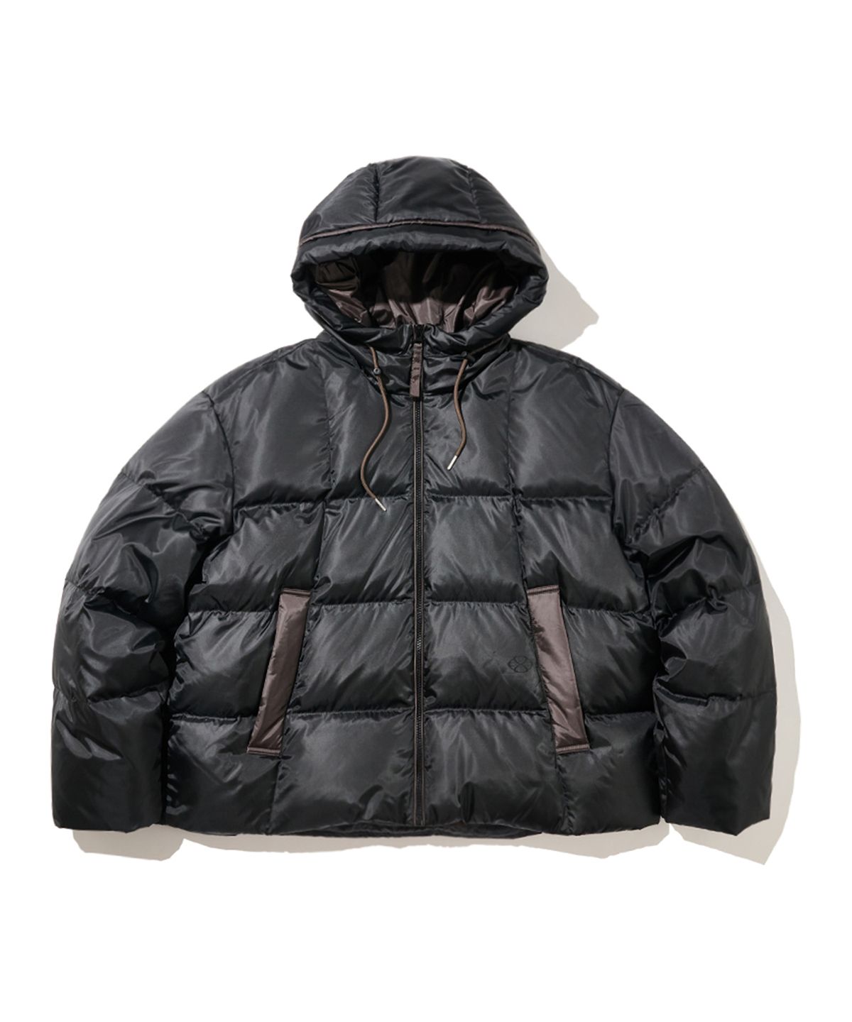 논타입(NONTYPE) CONTRAST COMFY DOWN PARKA (BLACK)