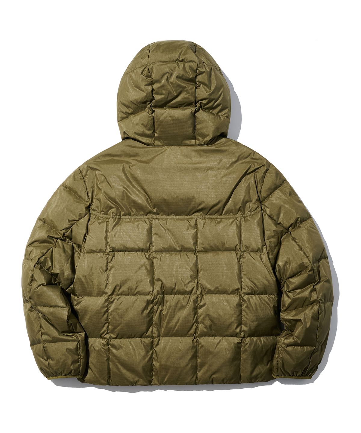 논타입(NONTYPE) BLOCK SHELL DOWN JUMPER (KHAKI)