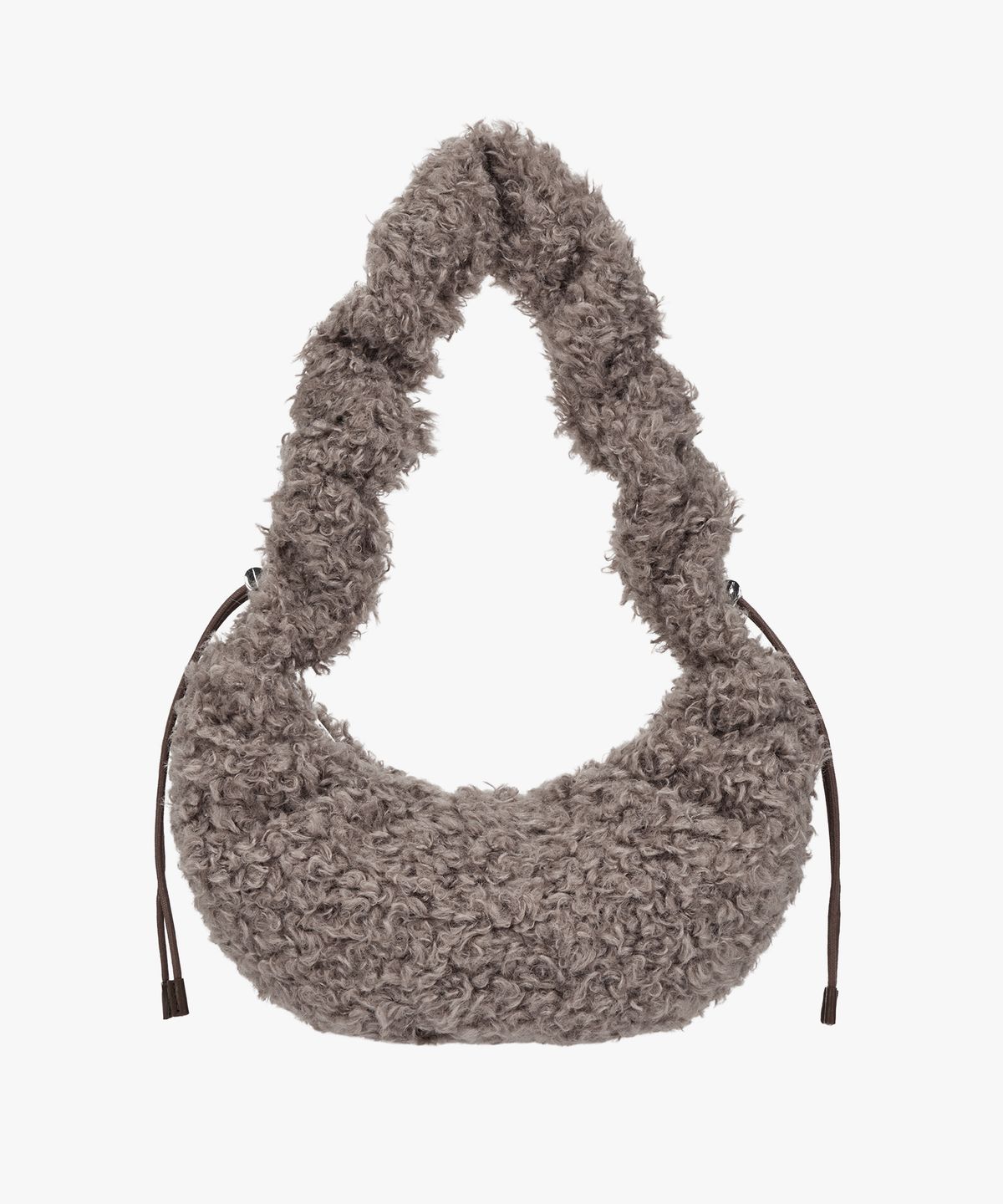 트리마치(TRIMARCH) Dumpling Classic Shoulder Bag / Shearling Brown