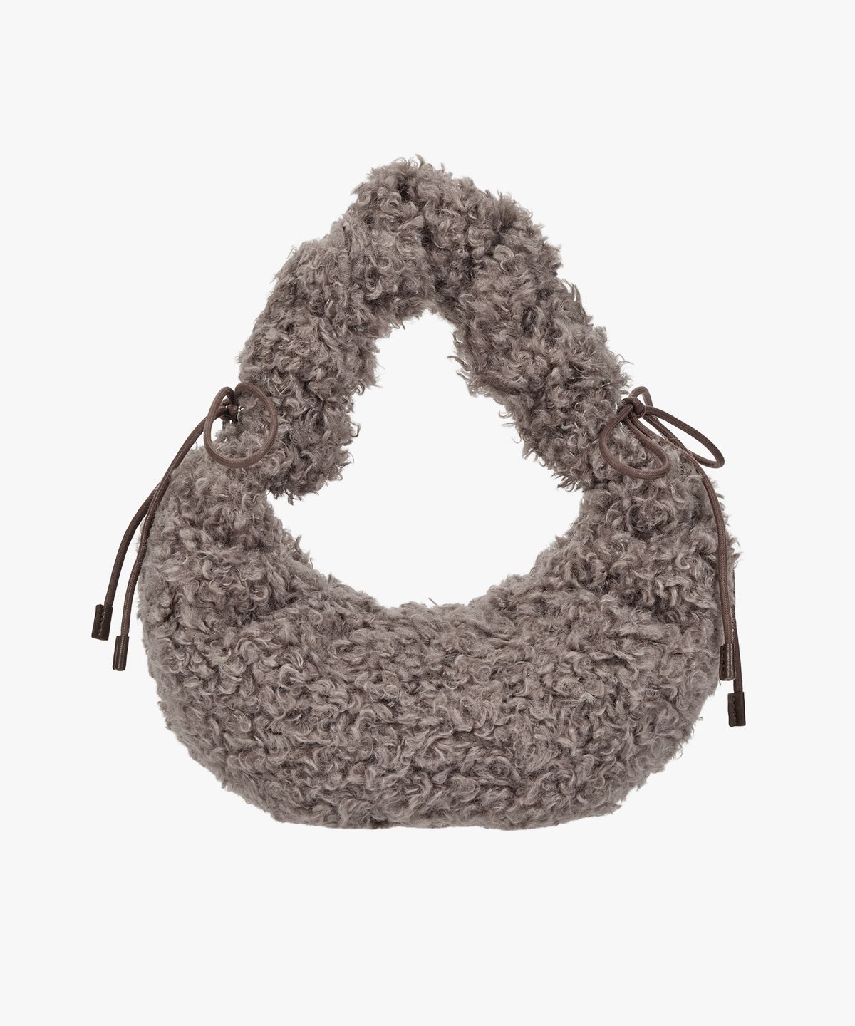 트리마치(TRIMARCH) Dumpling Classic Shoulder Bag / Shearling Brown