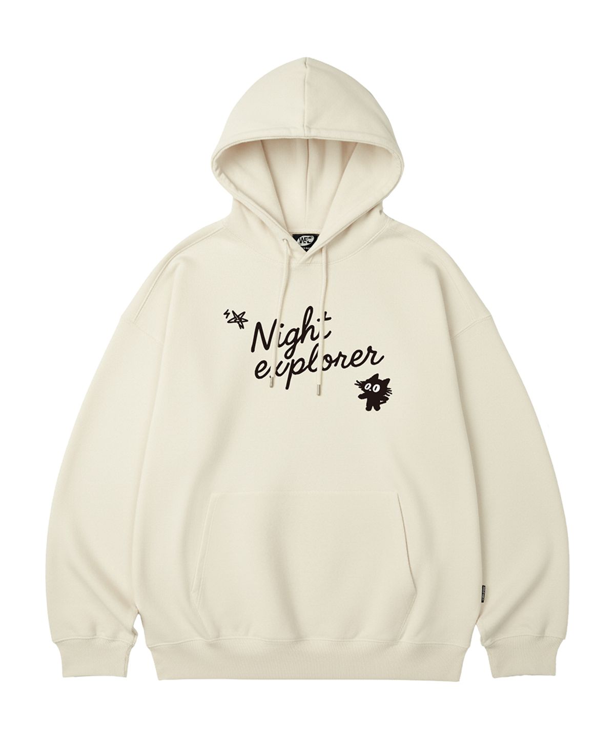 와일드락(WILDROCK) Night explorer Cat 오버핏 후드_10 COL