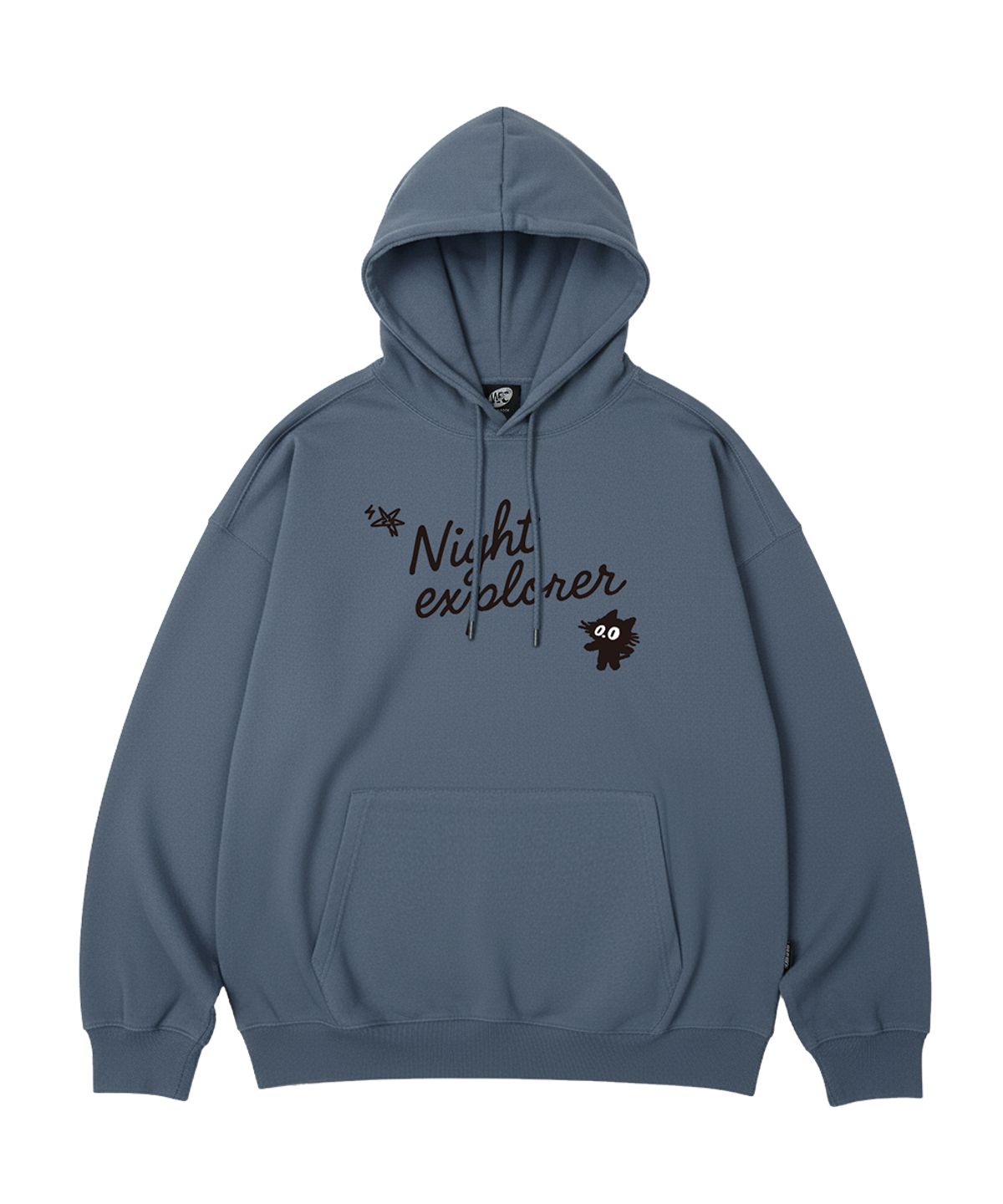 와일드락(WILDROCK) Night explorer Cat 오버핏 후드_10 COL