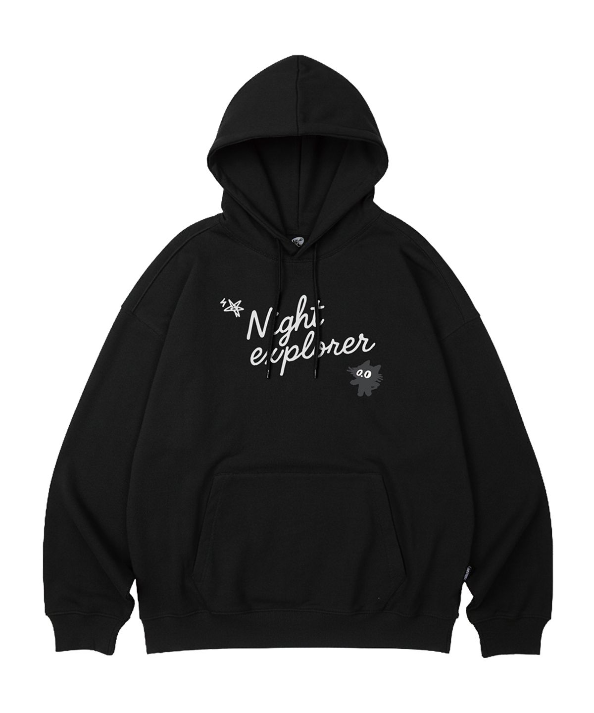 와일드락(WILDROCK) Night explorer Cat 오버핏 후드_10 COL