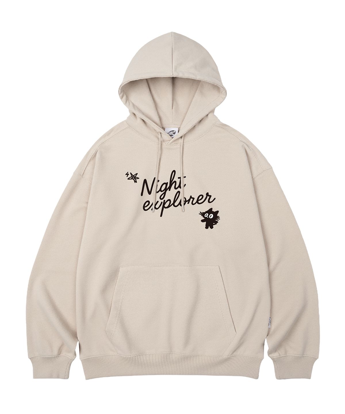 와일드락(WILDROCK) Night explorer Cat 오버핏 후드_10 COL