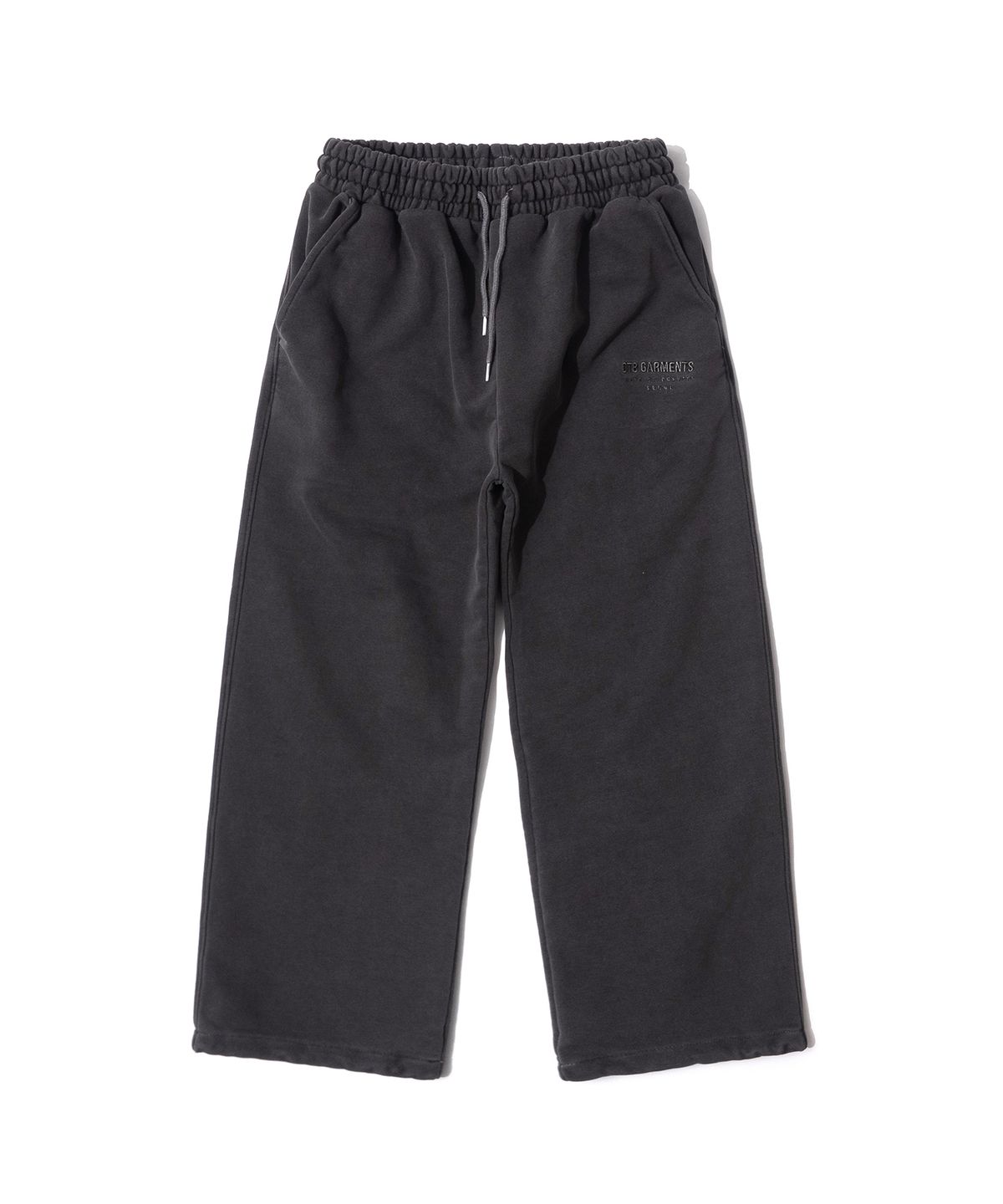 큐티에잇 가먼츠(QT8 GARMENTS) RG String Washed Sweatpants (Charcoal)