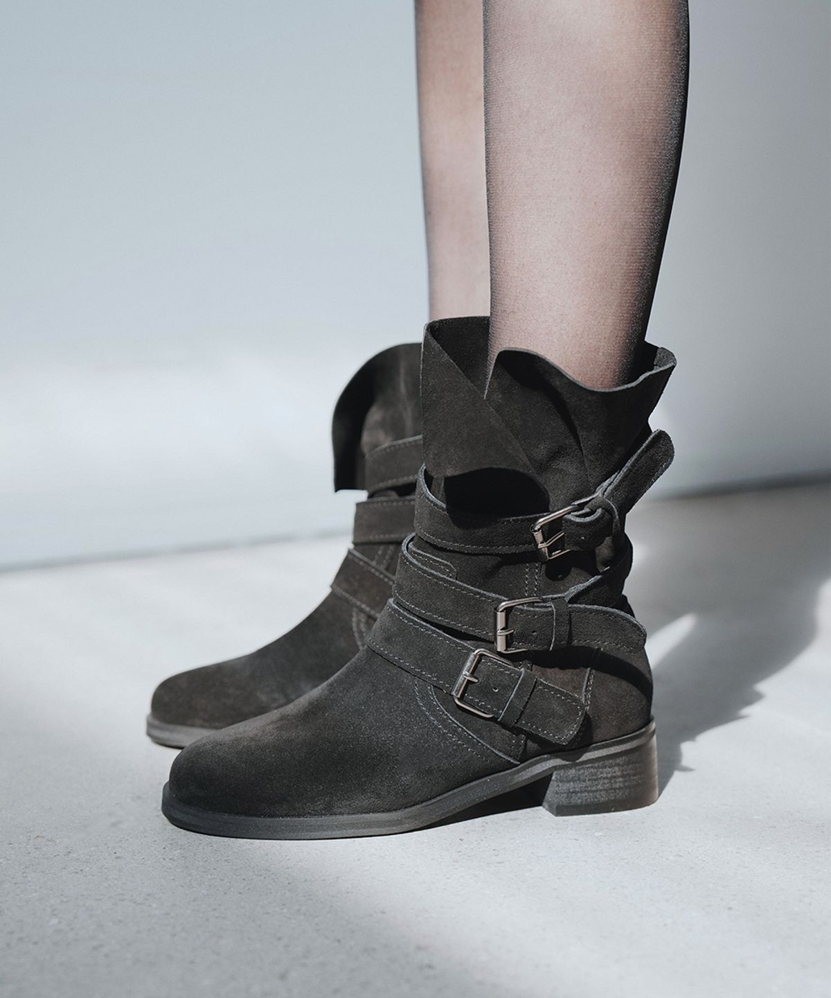 레이첼콕스(RACHEL COX) Seraphine Suede  Middle Boots_RCB060B