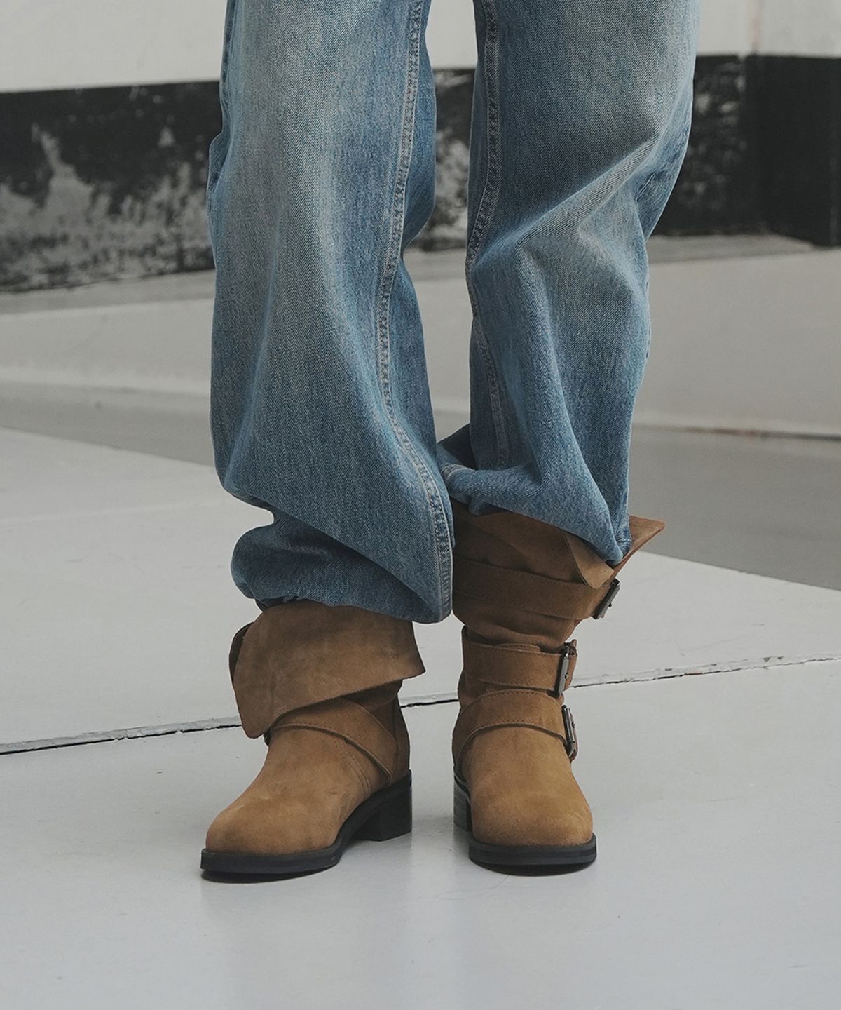 레이첼콕스(RACHEL COX) Seraphine Suede  Middle Boots_RCB060B