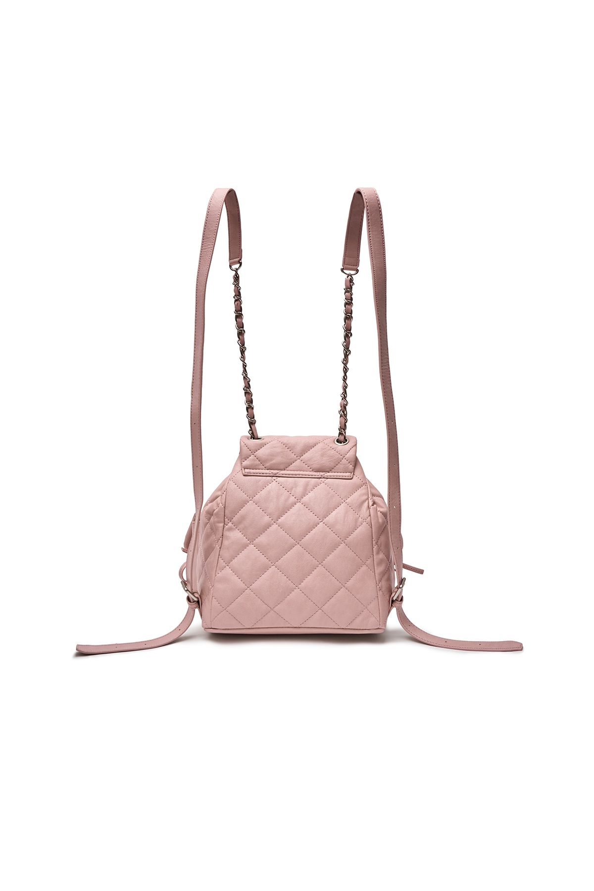 MUSINSA公式 | MATIN KIM DOUBLE POCKET QUILTING MINI BACKPACK IN PINK