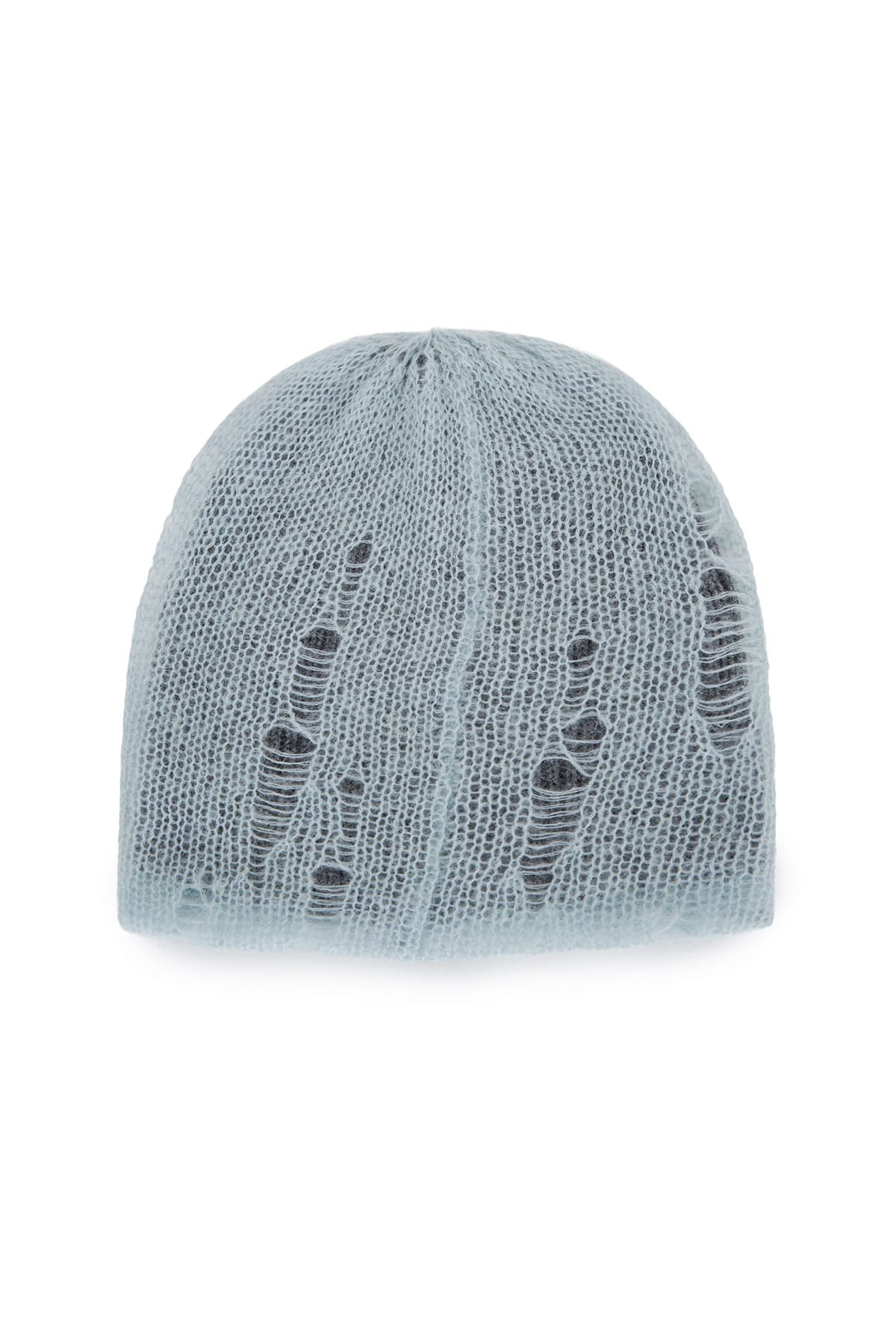 MUSINSA公式 | MATIN KIM VINTAGE LAYER KNIT BEANIE IN LIGHT BLUE