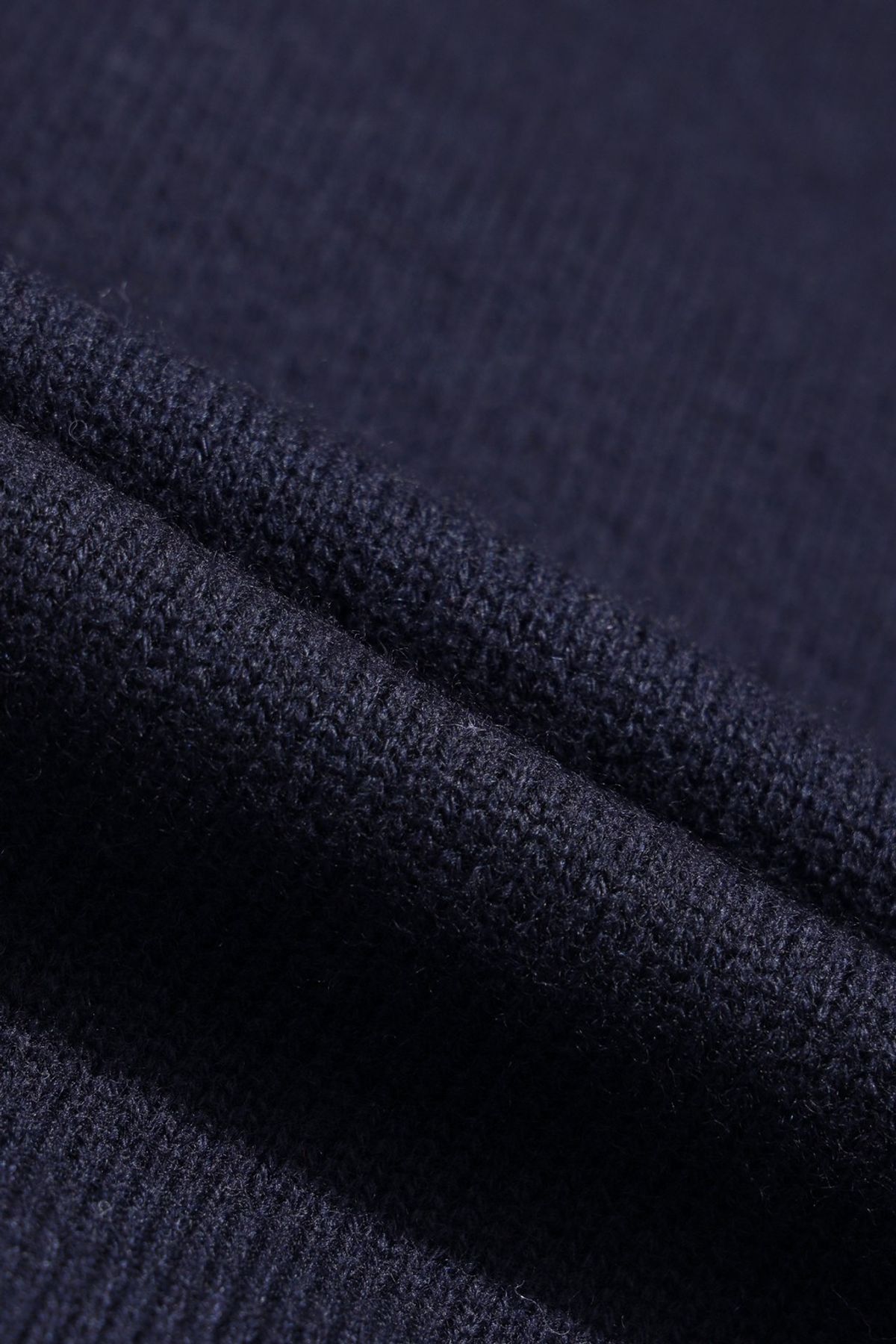 왁(WAAC) Women Asymmetrical Rib Quarter-Zip Sweater WWWAW25705NYD