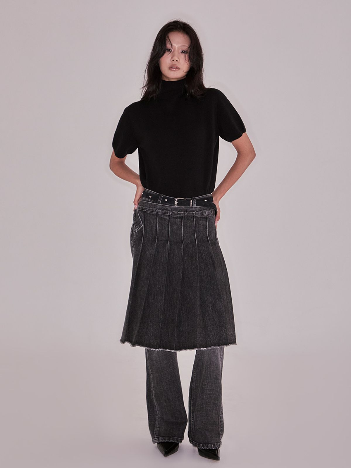 엔디에이 스튜디오(NDA STUDIO) Balance Wrap Skirt
