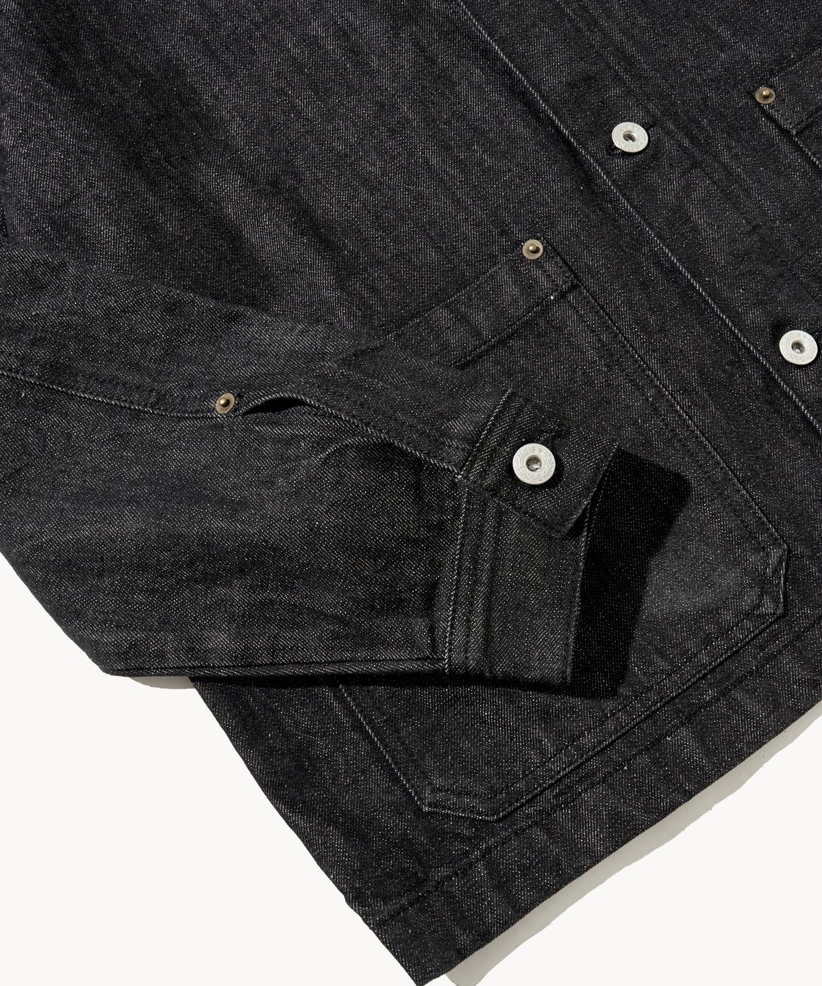 덴메이드(DENMADE) Selvedge Work Jacket (One Black)