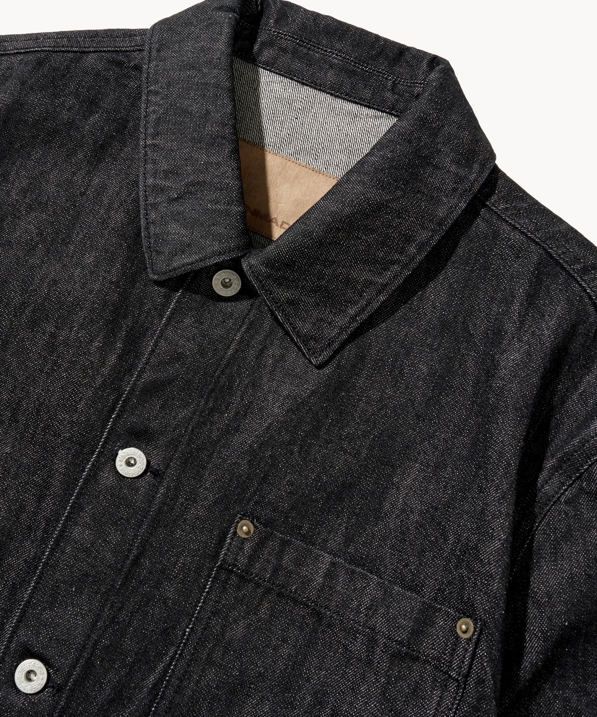 덴메이드(DENMADE) Selvedge Work Jacket (One Black)